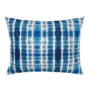 Shibori Stripe - 12" large - ocean blue