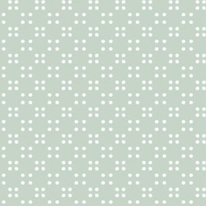 festival polka dot-mint