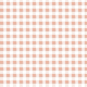 gingham-peach