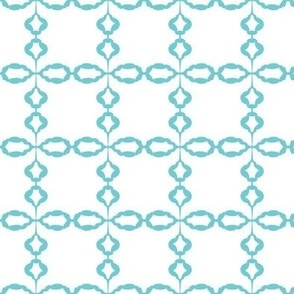 tropical lattice - turquoise