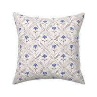 Blue Cornflower Floral Print