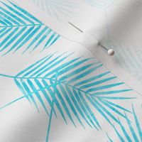 Palm leaves - blue 2 - summer - LAD19