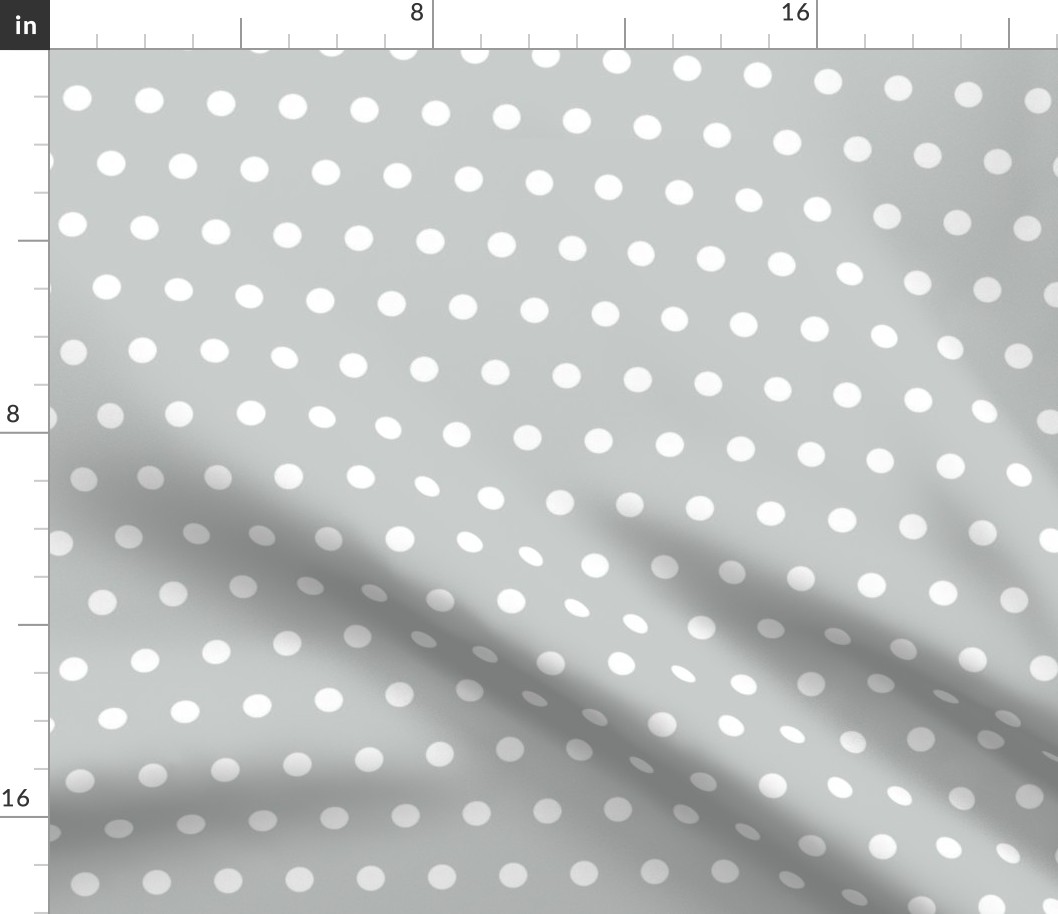 Polka Dots (light gray)