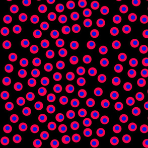 Paris Spots #2 (red, blue, black)