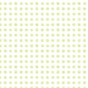 Hand Drawn Dots Green