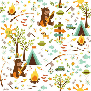 Camping Bears