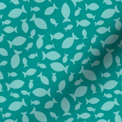 Confetti Fish (Teal)