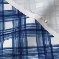 Shibori Check - Indigo on White - © Autumn Musick 2019