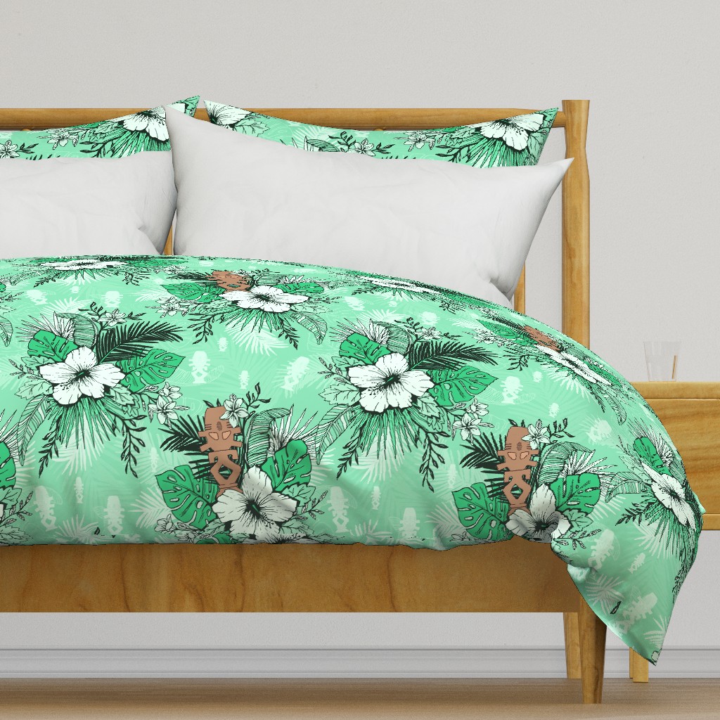 Risa Horga'hn Tropical Floral Teal