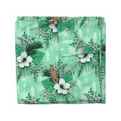 Risa Horga'hn Tropical Floral Teal