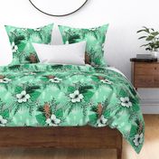 Risa Horga'hn Tropical Floral Teal