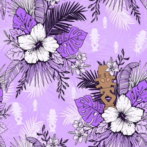 Risa Horga'hn Tropical Floral Purple