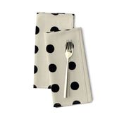 Masai Mara Linen Neutrals - Onyx Dots