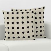 Masai Mara Linen Neutrals - Onyx Dots