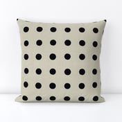 Masai Mara Linen Neutrals - Onyx Dots