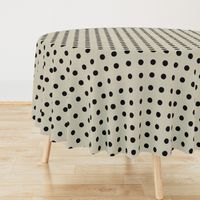 Masai Mara Linen Neutrals - Onyx Dots