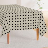 Masai Mara Linen Neutrals - Onyx Dots