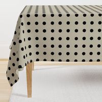 Masai Mara Linen Neutrals - Onyx Dots