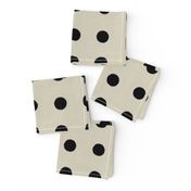 Masai Mara Linen Neutrals - Onyx Dots