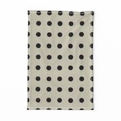 Masai Mara Linen Neutrals - Onyx Dots