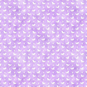 Micro Carousel Stripes Pattern in Lavender Watercolor