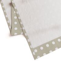 Masai Mara Linen Neutrals - White Cutout Dots