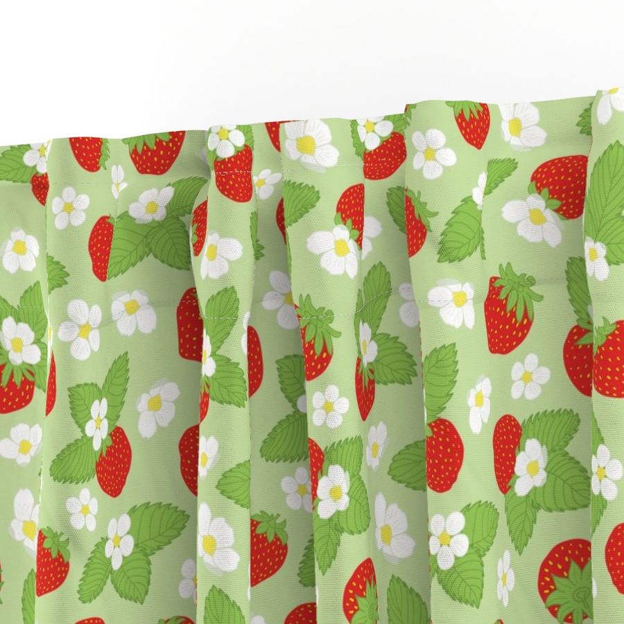 Floral Strawberries Print