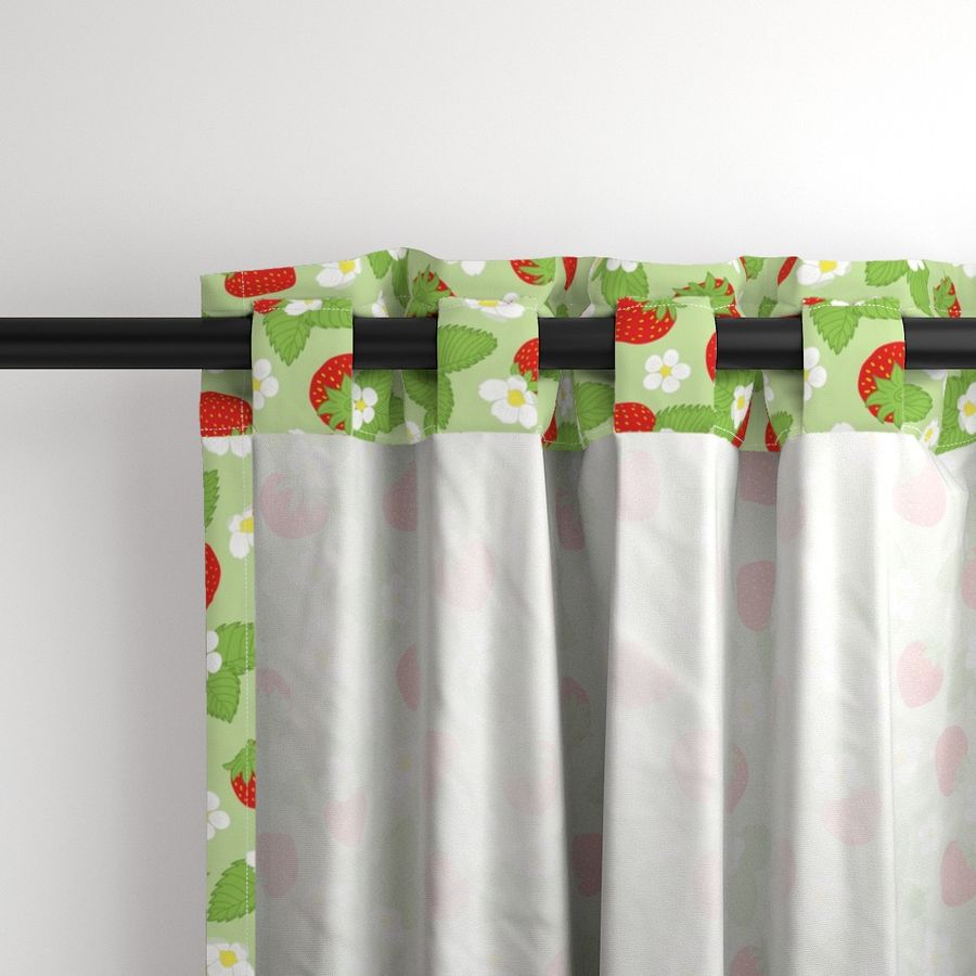 Floral Strawberries Print