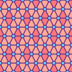 Geometric Pattern: Hexagon Circle: Festive