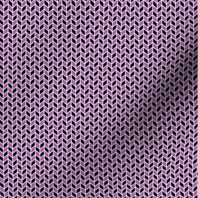 Geometric Pattern: Chevron: Black/Purple