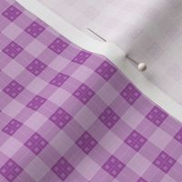 Geometric Pattern: Button Weave: Light/Purple