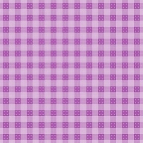 Geometric Pattern: Button Weave: Light/Purple