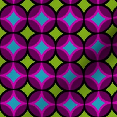 Geometric Pattern: Circle Nested Offset: Spring