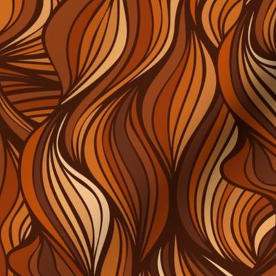 Auburn hair pattern