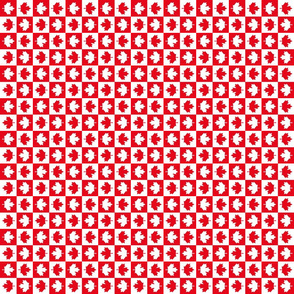 checkered squares XSM vertical maple leafs red and white maple leaves || canada day canadian july 1st