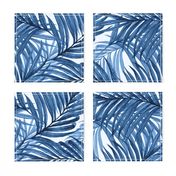 Palm Leaves (indigo) 