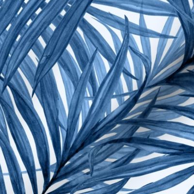 Palm Leaves (indigo) 