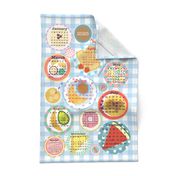 2024 Breakfast Calendar Tea Towel 