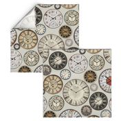 Vintage Clocks greige 