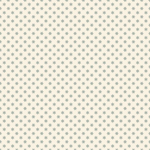 Ditsy daisy(seafoam on cream)