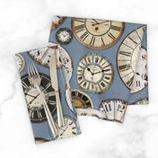 Vintage Clocks slate blue