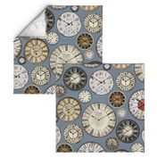 Vintage Clocks slate blue