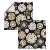 Vintage Clocks black