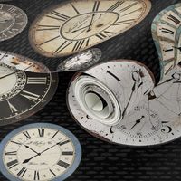 Vintage Clocks black