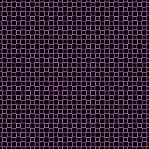 Geometric Pattern: Rounded Weave: Purple/Black