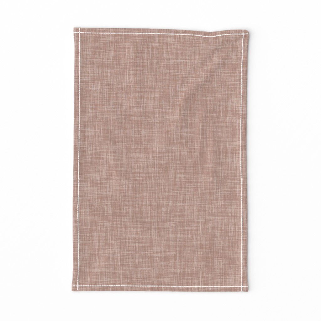 linen look texture - muted dusty pink - baby girl nursery (Palm 3)