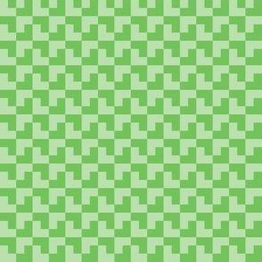 Geometric Pattern: Tetris: Light Green