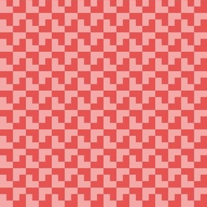 Geometric Pattern: Tetris: Light Red