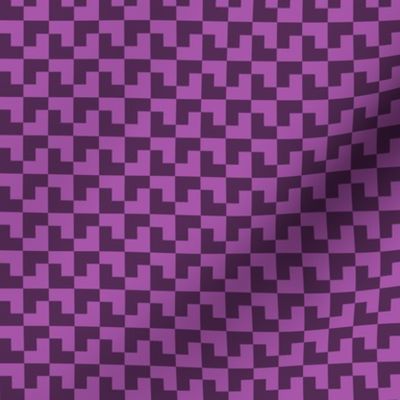 Geometric Pattern: Tetris: Dark Purple