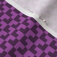 Geometric Pattern: Tetris: Dark Purple